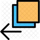 Backward Document  Icon