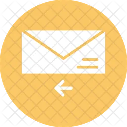 Backward Letter  Icon