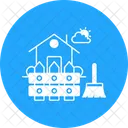 Backyard Cleaning Garden Cleaning Clean Garden Icon