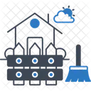 Backyard Cleaning Garden Cleaning Clean Garden Icon