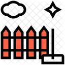 Backyard Cleaning  Icon