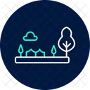 Backyard Garden Scene Backyard Garden Icon