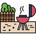 Backyard Outdoor Bbq Icon