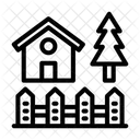 Backyard Garden Outdoor Icon