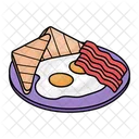 Bacon Breakfast Cooking Icon