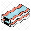 Bacon Comida Barriga De Porco Ícone