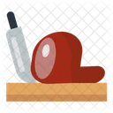 Bacon Knife Chopping Board Icon