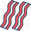 Bacon Meat Red Beat Icon