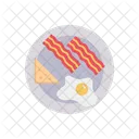 Bacon Breakfast Omelette Icon
