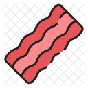 Bacon Strips Breakfast Chef Cook Icon