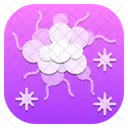 Bacteria Virus Infection Icon