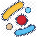Bacteria Cell Virus Icon