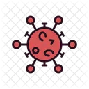 Bacteria Disease Cell Germs Icon