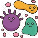 Bacteria Good Probiotic Icon