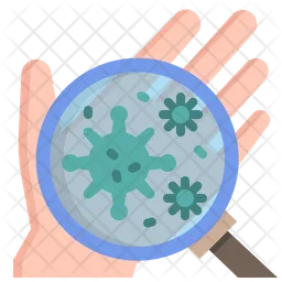 Bacteria Hand  Icon