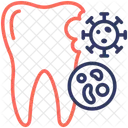 Bacteria Tooth Germs Icon