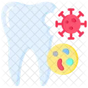 Bacteria Tooth Germs Icon