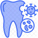 Bacteria Tooth Germs Icon