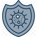 Bacteria shield  Icon