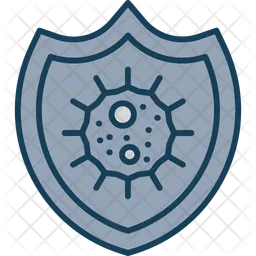 Bacteria shield  Icon