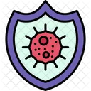 Bacteria shield  Icon