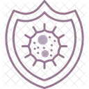 Bacteria shield  Icon