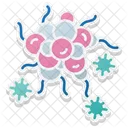 Bacteria Virus Infection Icon