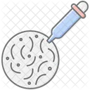 Bacteria Testing Lineal Color Icon Symbol