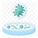 Bacterias Virus Biology Icon