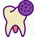 Bacterias en los dientes  Icono