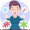 Bacteriophobia Fear Of Bacteria Icon