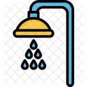 Bad Badewannensprinkler Dusche Symbol