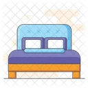 Bad Double Bed Badroom Icon