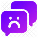 Bad Feedback Chat Chat Balloon Icon