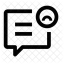 Bad Feedback Message Communication Icon