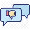 Bad Feedback Customer Review Negative Feedback Icon