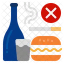 Break Bad Habit Unhealthyfood Bad Icon