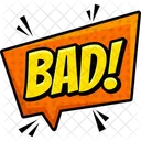 Bad Speech Bouble Chat Bouble Icon