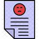 Bad Review Negative Icon