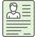 Bad Resume Cv  Icon