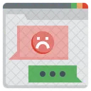 Bad Review Dissatisfied Feedback Icon