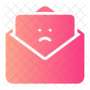 Bad Review Envelope Email Icon