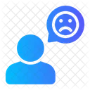 Bad Review User Customer Satisfaction Icon