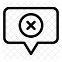 Bad Check Mark Conversation Icon