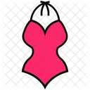 Sommer Strand Frau Symbol