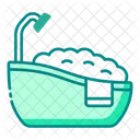 Badewanne Dusche Badezimmer Icon