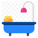 Badewanne Hotel Service Icon