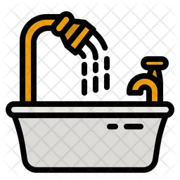 Badewanne  Symbol