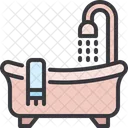 Badewanne Bad Zimmer Icon