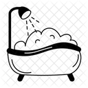 Badewanne Einrichtung Zuhause Symbol